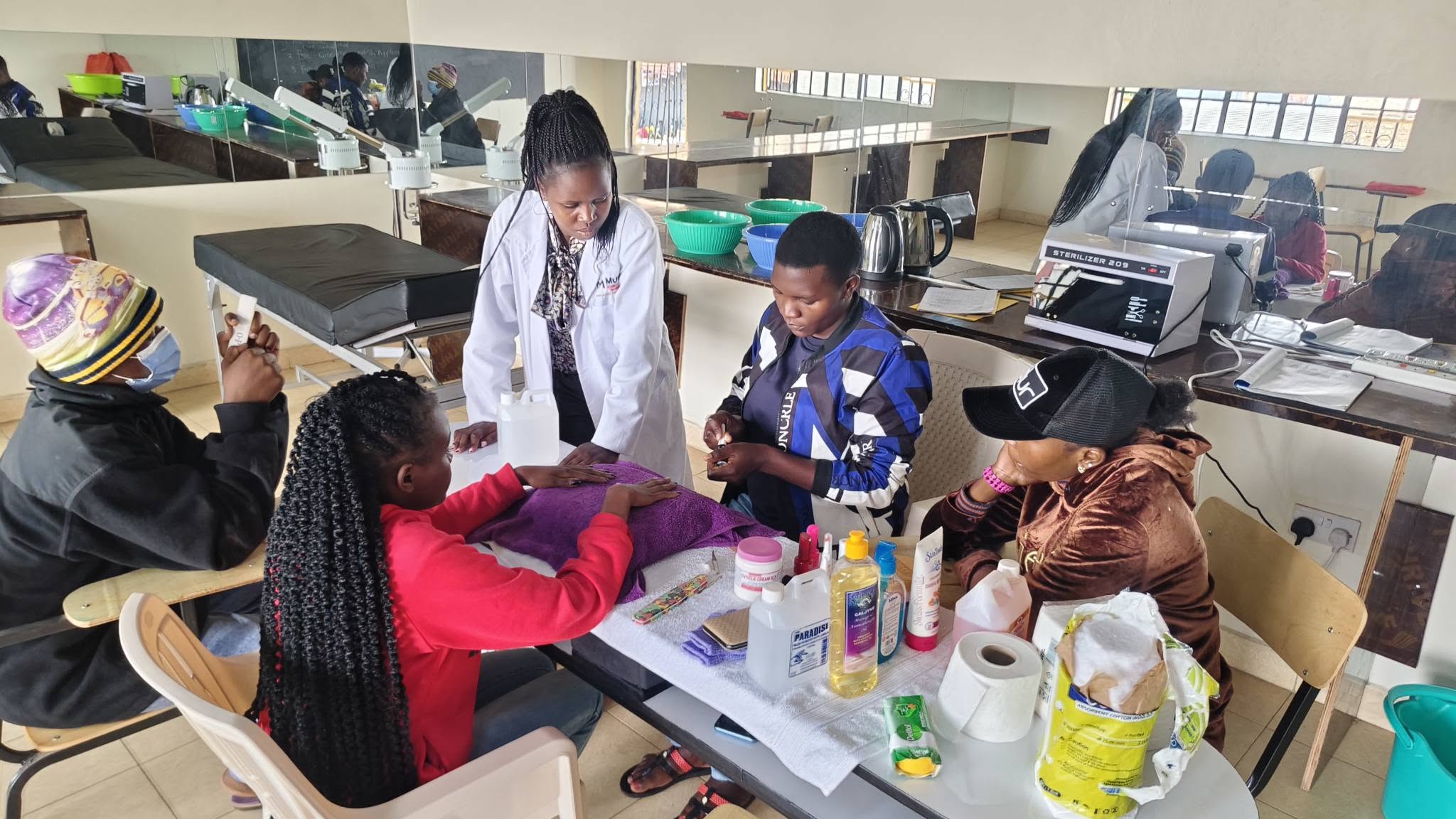 Beauty practical session