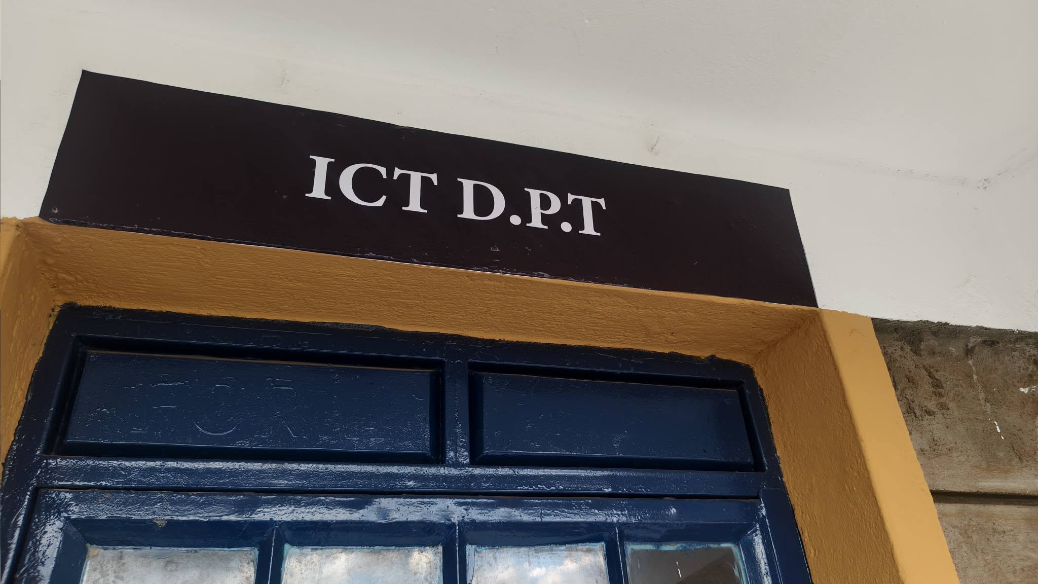 School of ICT and Software Development department sign